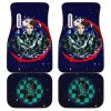 Demon Slayer Car Floor Mats Tanjiro Water Breathing