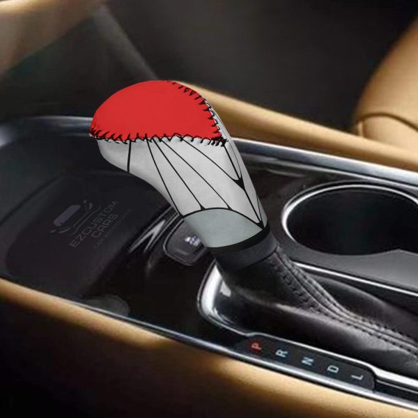 demon slayer car shift knobs covers set custom tanjiro kamado earrings car accessories wzop6