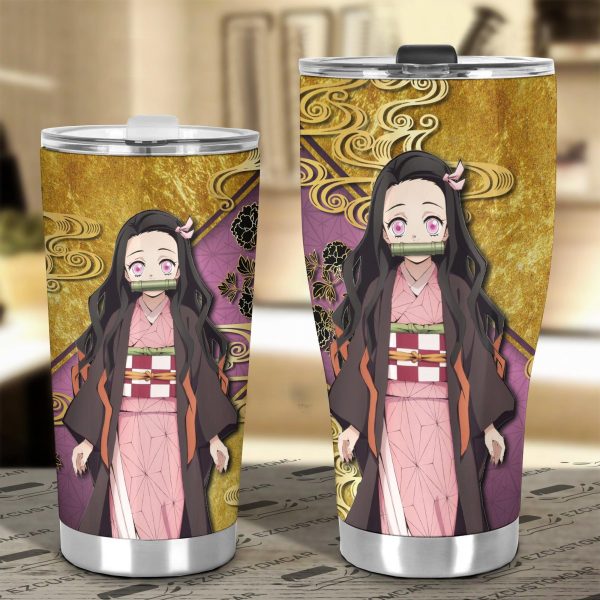 demon slayer car tumbler cup nezuko kamado car accessories 7caqe
