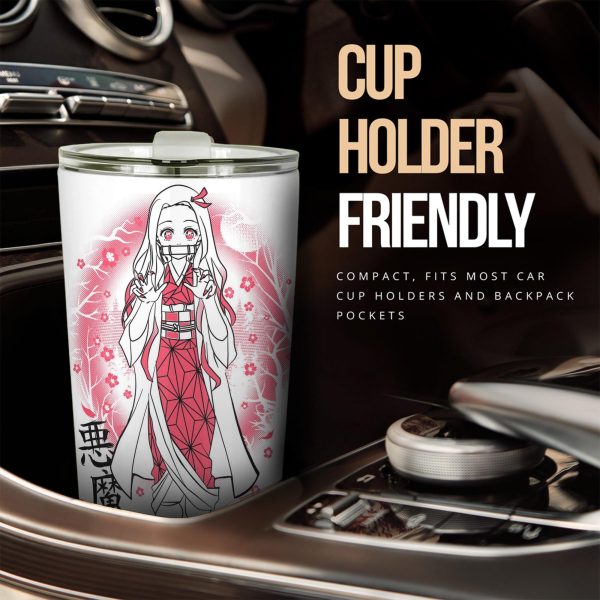 demon slayer car tumbler cup nezuko kamado car accessories ds fhqwg