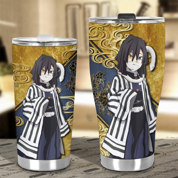 demon slayer car tumbler cup obanai iguro car accessories qpufs