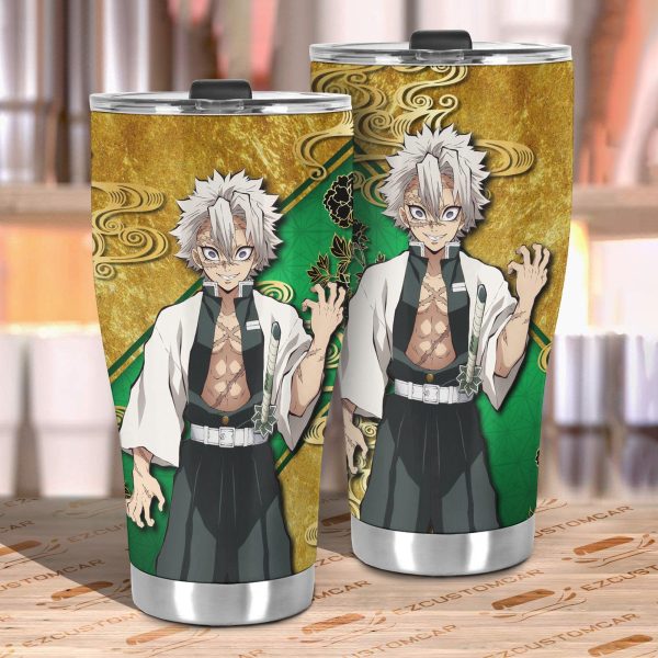 demon slayer car tumbler cup sanemi shinazugawa car accessories v2wk3