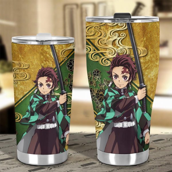 demon slayer car tumbler cup tanjiro kamado car accessories tg6xr