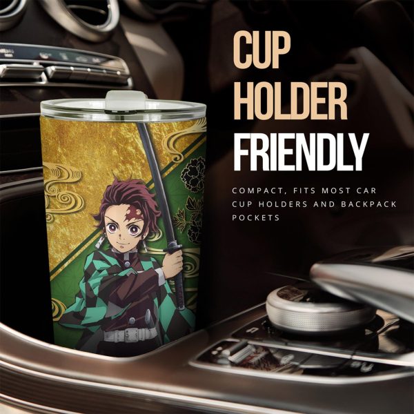 Demon Slayer Car Tumbler Cup Tanjiro Kamado Car Accessories