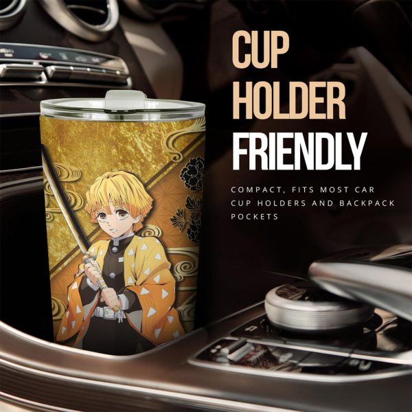 demon slayer car tumbler cup zenitsu agatsuma car accessories rkqxt