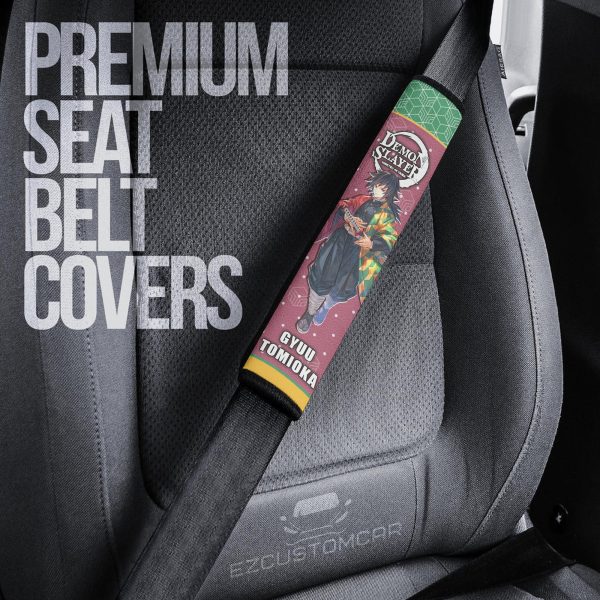 demon slayer custom car seat belt covers perfect accessory for anime fans ijpwa