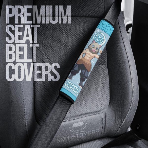 demon slayer custom car seat belt covers perfect accessory for anime fans mhtwe