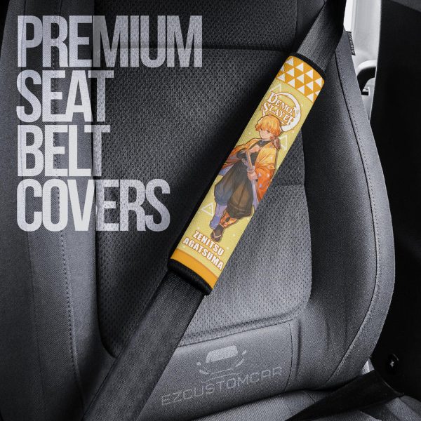 demon slayer custom car seat belt covers perfect accessory for anime fans nwqbc