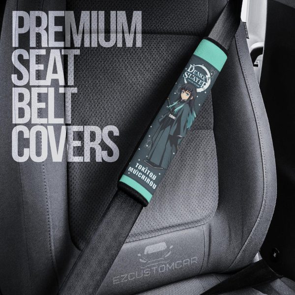 demon slayer custom car seat belt covers perfect accessory for anime fans vnbul