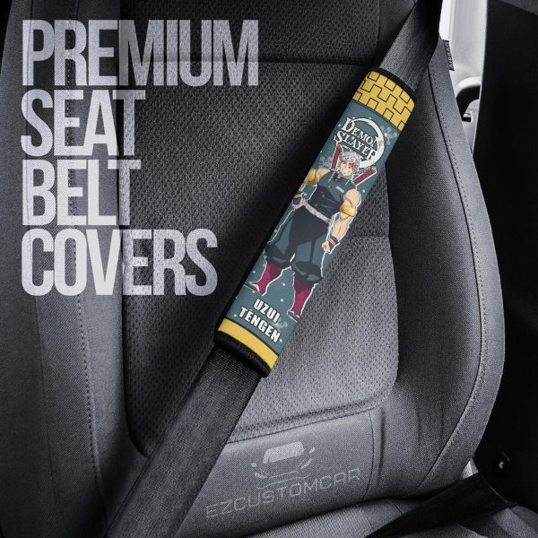 demon slayer custom car seat belt covers perfect accessory for anime fans x6jrn