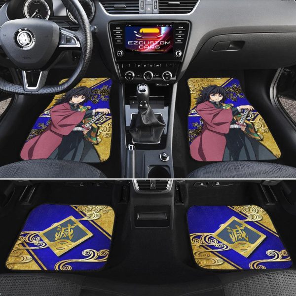 demon slayer giyu tomioka car floor mats ttenr