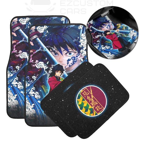 demon slayer giyuu tomioka car floor mats oadpr