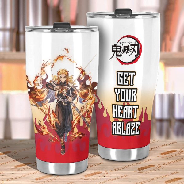demon slayer mug anime tumbler rengoku car accessories gg4zw