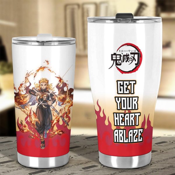 demon slayer mug anime tumbler rengoku car accessories vagxh