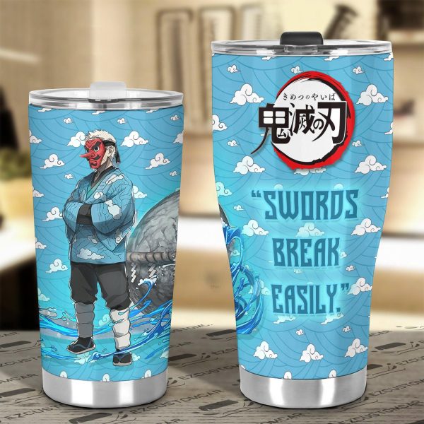 demon slayer mug anime tumbler sakonji urokodaki car accessories fgngp