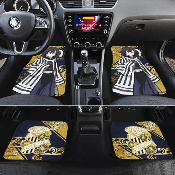 demon slayer obanai iguro car floor mats 10q2a