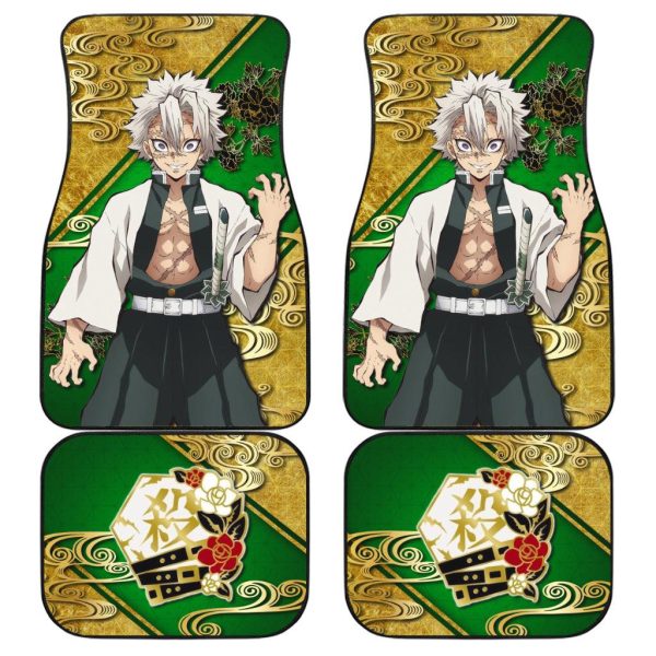 Demon Slayer Car Floor Mats Sanemi Shinazugawa x Symbol