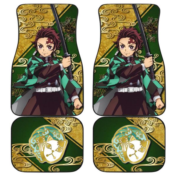 Demon Slayers Car Mats Tanjiro Kamado Custom Car Accesorries