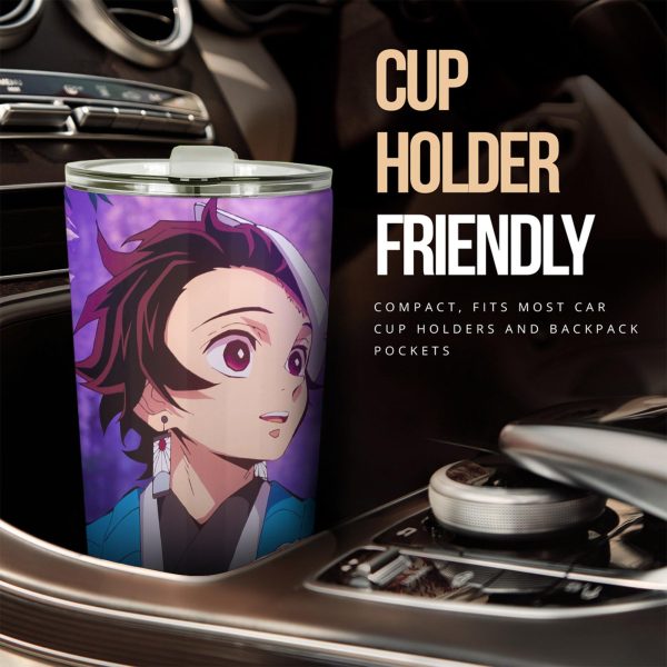 demon slayer tumbler anime travel mugs tanjiro kamado ghnla
