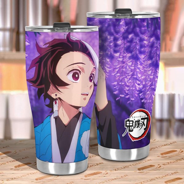demon slayer tumbler anime travel mugs tanjiro kamado rsyu3