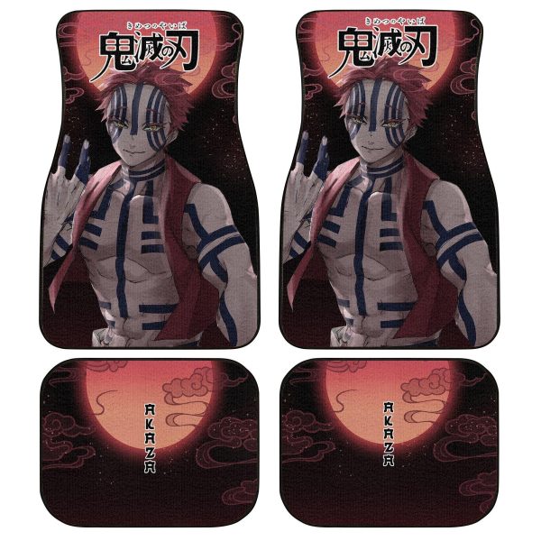 Demon Slayers Anime Car Floor Mats Zenitsu Agatsuma Kimetsu no Yaiba