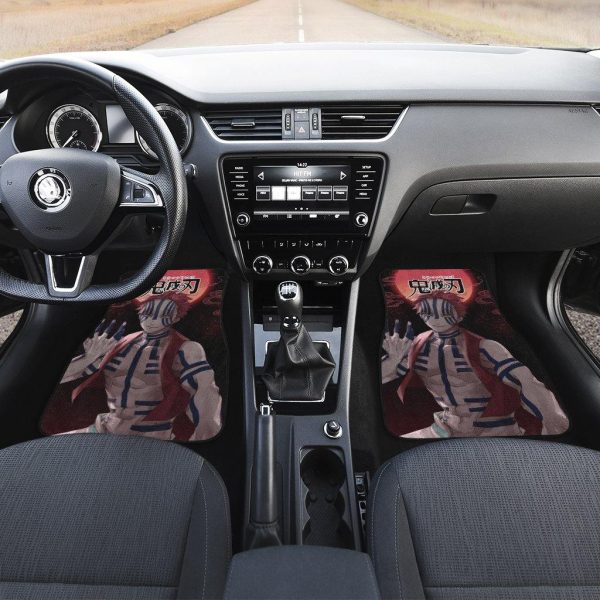 Demon Slayers Anime Car Floor Mats Akaza Kimetsu no Yaiba