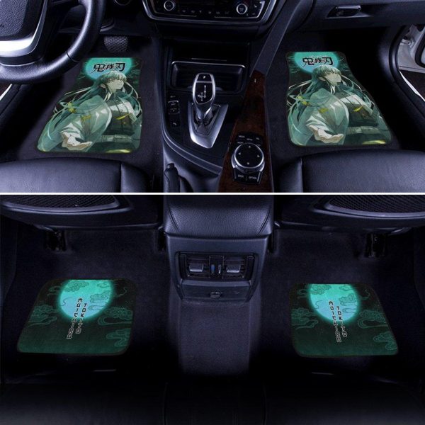 demon slayers anime car floor mats muichiro tokito kimetsu no yaiba 48hew
