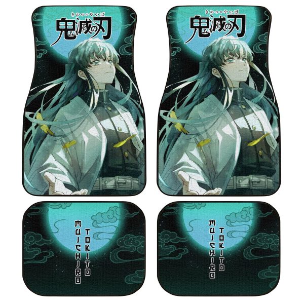 Demon Slayers Anime Car Floor Mats Muichiro Tokito Kimetsu no Yaiba Demon Slayers Anime Car Floor Mats Muichiro Tokito Kimetsu no Yaiba