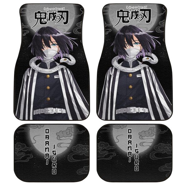 Demon Slayers Anime Car Floor Mats Tanjiro Kamado Kimetsu no Yaiba