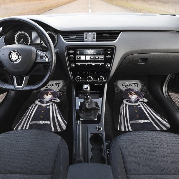 Demon Slayers Anime Car Floor Mats Obanai Iguro Kimetsu no Yaiba