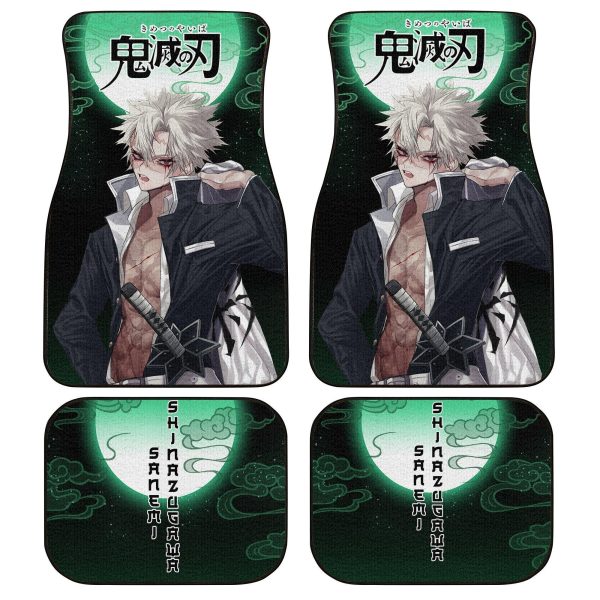 Demon Slayers Anime Car Floor Mats Sanemi Shinazugawa Kimetsu no Yaiba