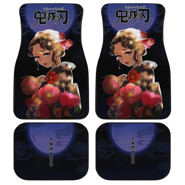 Demon Slayers Anime Car Floor Mats Tanjiro Kamado Kimetsu no Yaiba