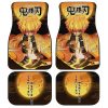 Demon Slayers Anime Car Floor Mats Zenitsu Agatsuma Kimetsu no Yaiba