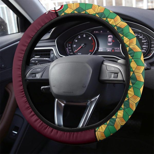 demon slayers anime steering wheel cover anime car accessories giyuu tomioka qvbkf