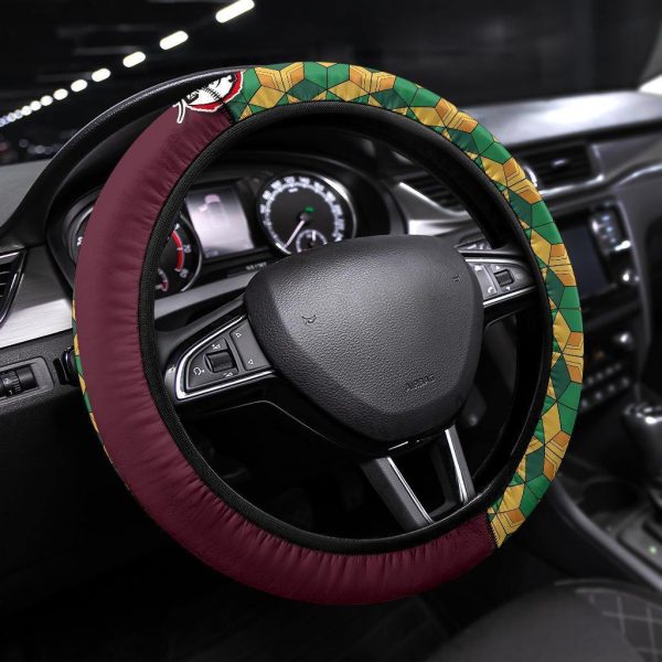 Demon Slayers Anime Steering Wheel Cover Anime Car Accessories Giyuu Tomioka Demon Slayers Anime Steering Wheel Cover Anime Car Accessories Giyuu Tomioka