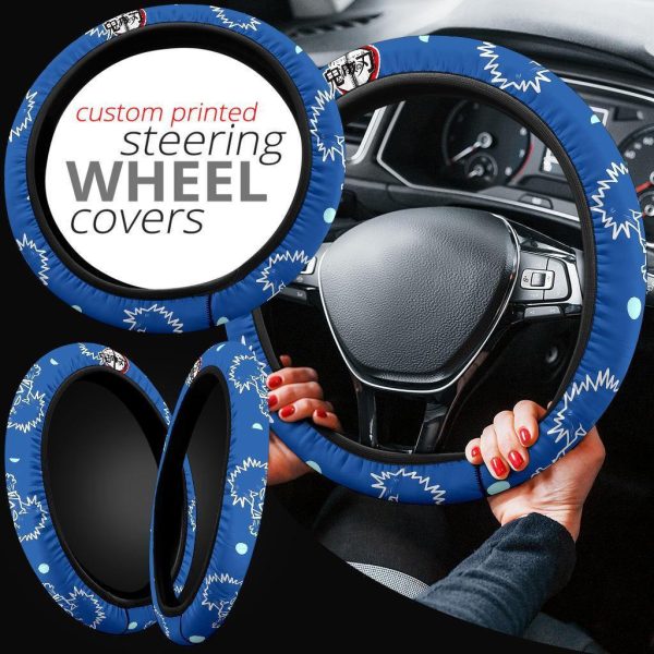 Demon Slayers Anime Steering Wheel Cover Anime Car Accessories Shunoshike