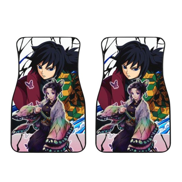 demon slayers car mats giyuu and shinobu gyyd8
