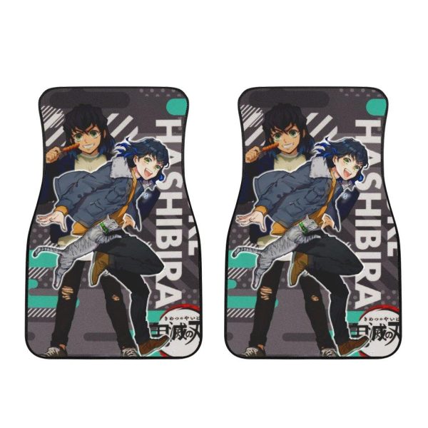 demon slayers car mats hashibira inosuke qgswu
