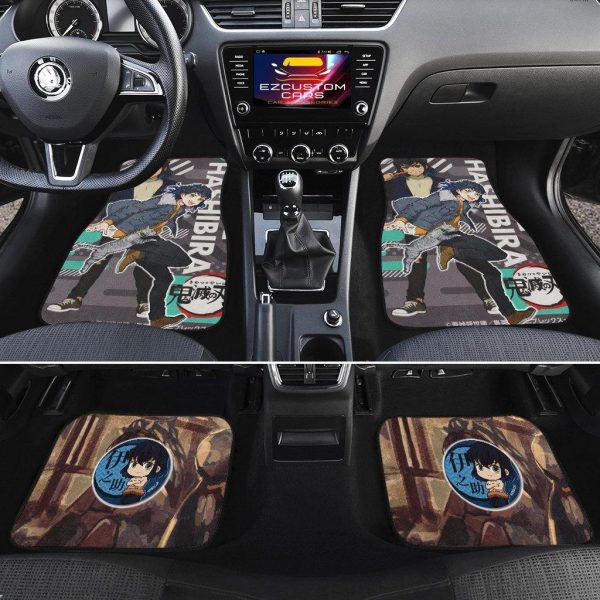 demon slayers car mats hashibira inosuke ytxgi