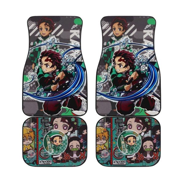 Demon Slayers Car Mats Tanjiro Kamado Custom Car Accesorries