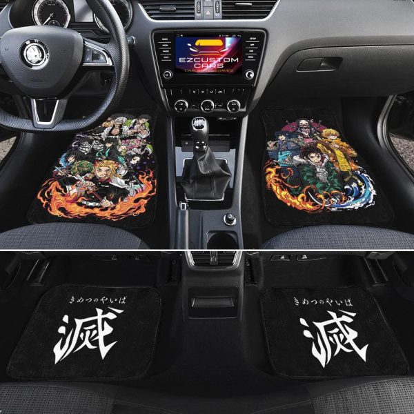 demon slayers x hashira car floor mats demon slayers car accessories 49zzh