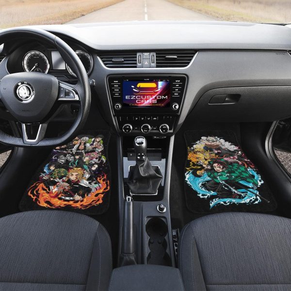 demon slayers x hashira car floor mats demon slayers car accessories d9hgj