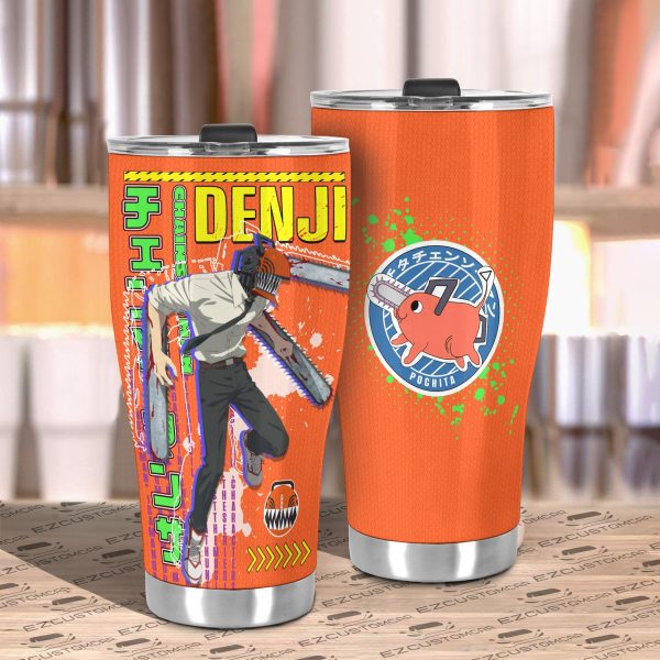 denji travel mug gift idea for chainsaw man fans m1kjl