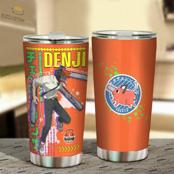 Denji Travel Mug – Gift Idea for Chainsaw Man fans