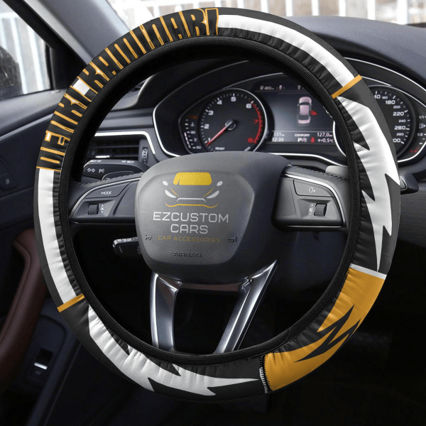 denki kaminari anime steering wheel cover custom anime my hero academia car accessories njkzm