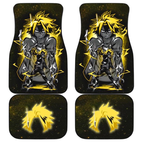 Denki Kaminari Car Floor Mats Custom My Hero Academia Anime Car Accessories