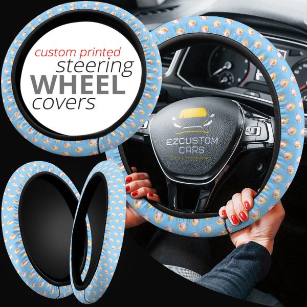 denki kaminari my hero academia anime steering wheel cover anime car accessories cbe5f