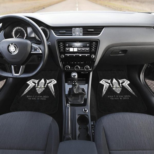 devil symbol bleach anime in black theme car floor mats vdrsw