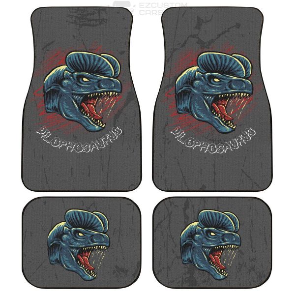 dilophosaurus dinosaur car accessories custom animal car floor mats mi8sn