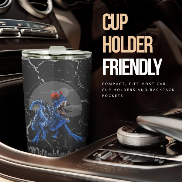 dilophosaurus dinosaur car tumbler cup custom animal car accessories uhxex